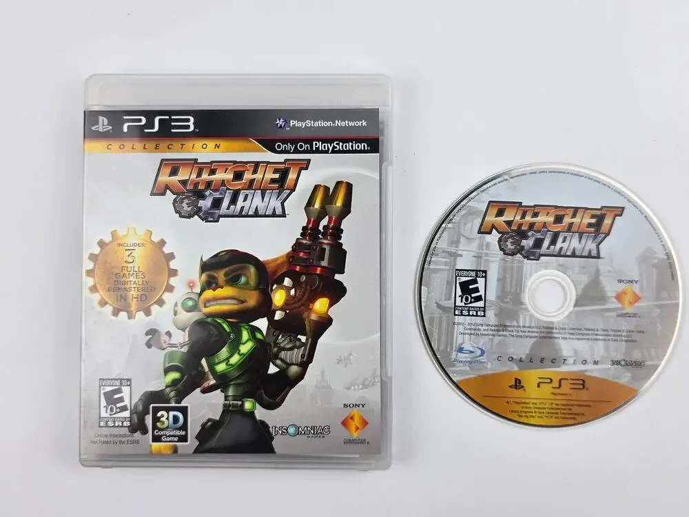 Ratchet & Clank Collection PS3 Sony PlayStation Disc Is Very Good